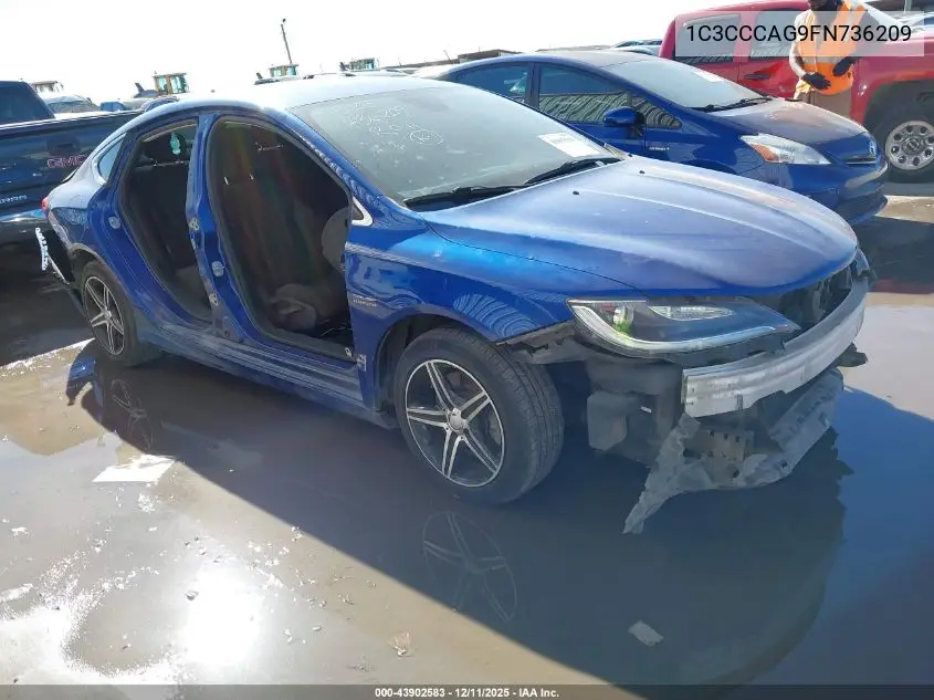 1C3CCCAG9FN736209 2015 Chrysler 200 Limited
