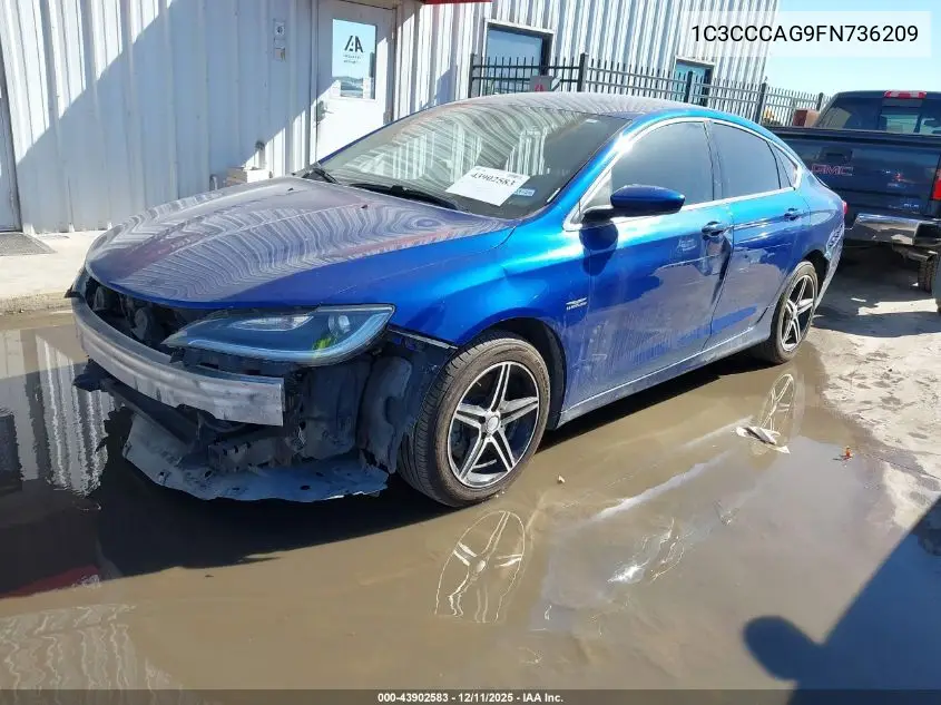 1C3CCCAG9FN736209 2015 Chrysler 200 Limited