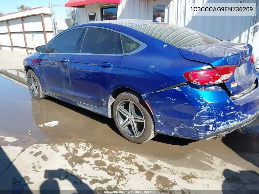 1C3CCCAG9FN736209 2015 Chrysler 200 Limited