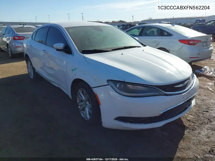 1C3CCCABXFN562204 2015 Chrysler 200 Limited