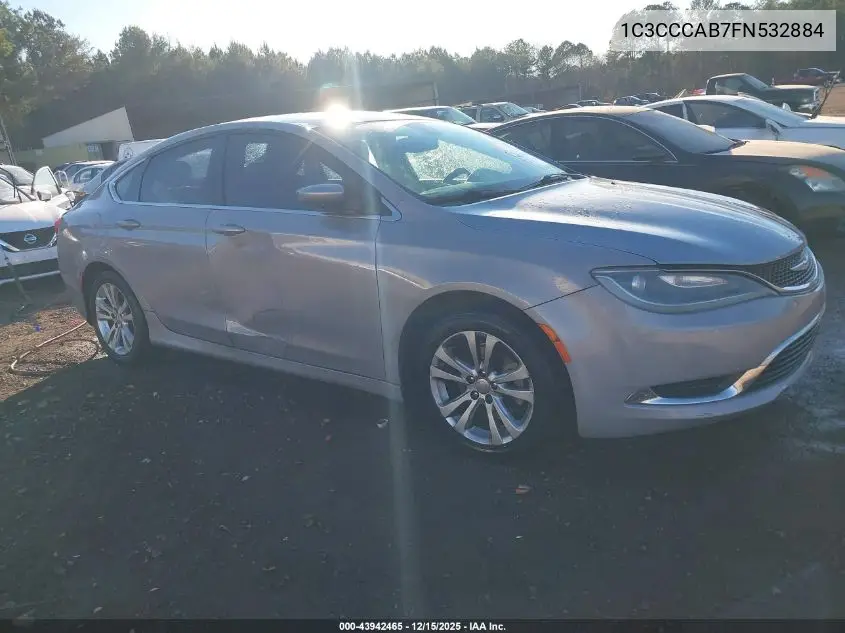 1C3CCCAB7FN532884 2015 Chrysler 200 Limited