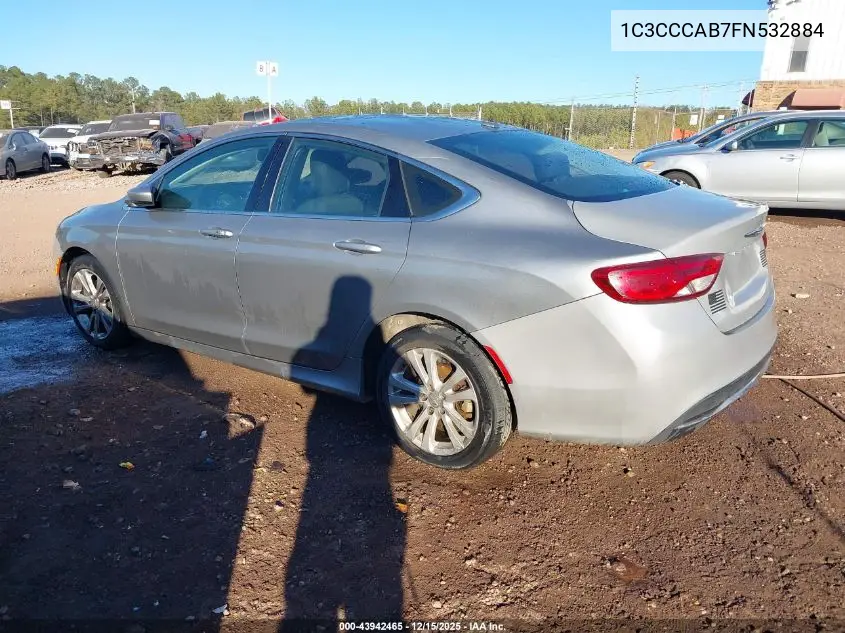 1C3CCCAB7FN532884 2015 Chrysler 200 Limited