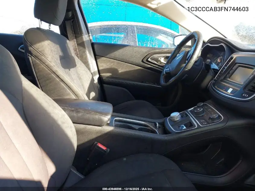 1C3CCCAB3FN744603 2015 Chrysler 200 Limited