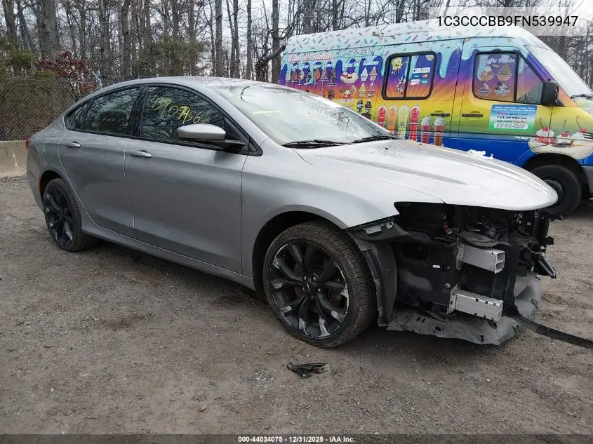 1C3CCCBB9FN539947 2015 Chrysler 200 S