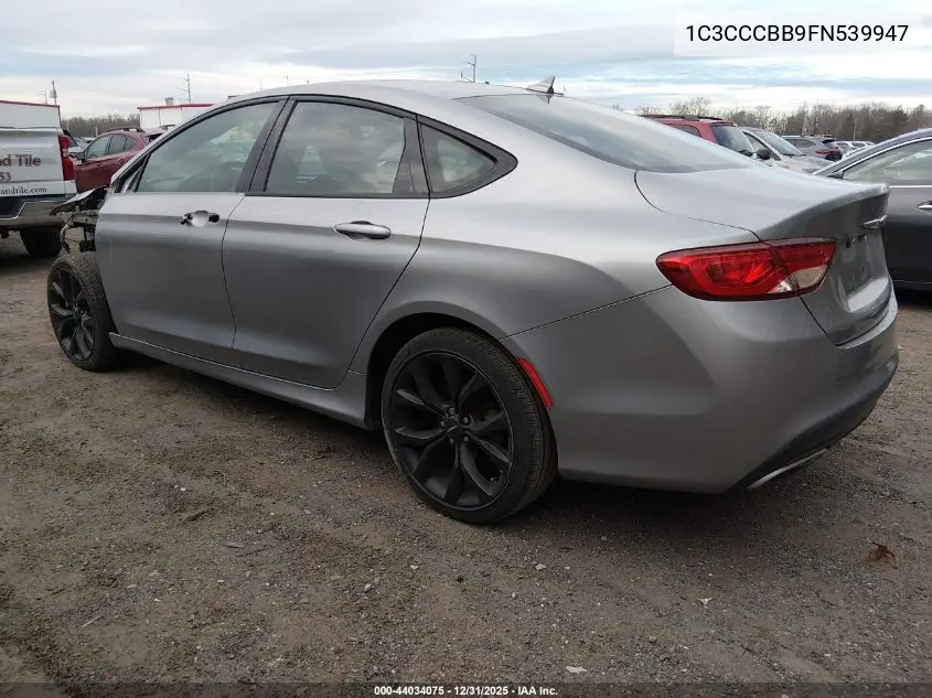 1C3CCCBB9FN539947 2015 Chrysler 200 S