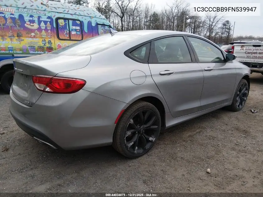 1C3CCCBB9FN539947 2015 Chrysler 200 S