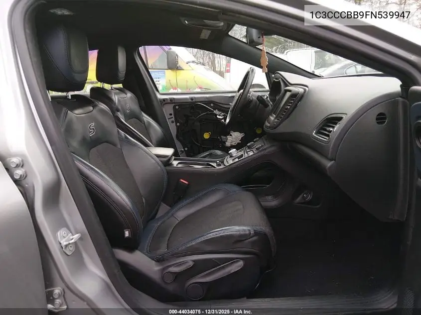 1C3CCCBB9FN539947 2015 Chrysler 200 S