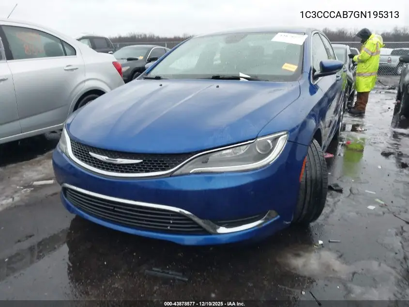 1C3CCCAB7GN195313 2016 Chrysler 200 Limited Platinum
