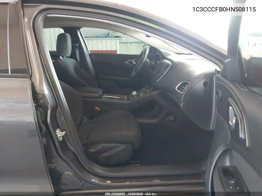 1C3CCCFB0HN508115 2017 Chrysler 200 Touring