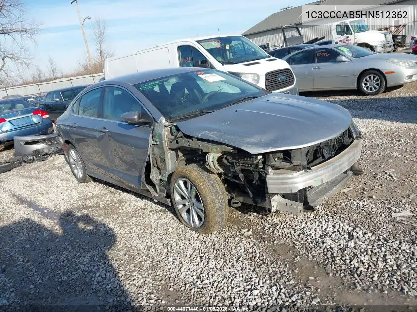 1C3CCCAB5HN512362 2017 Chrysler 200 Limited