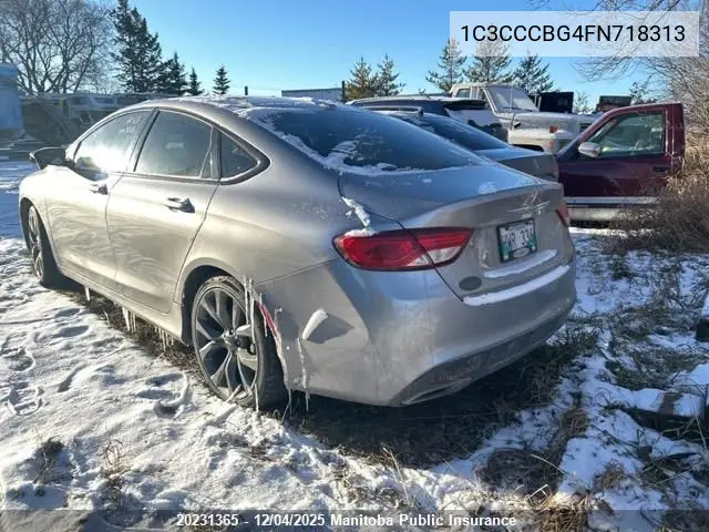 1C3CCCBG4FN718313 2015 Chrysler 200 S V6