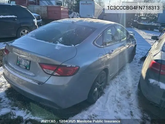 1C3CCCBG4FN718313 2015 Chrysler 200 S V6