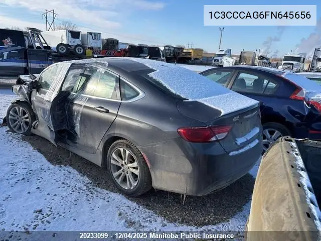 1C3CCCAG6FN645656 2015 Chrysler 200 Limited V6