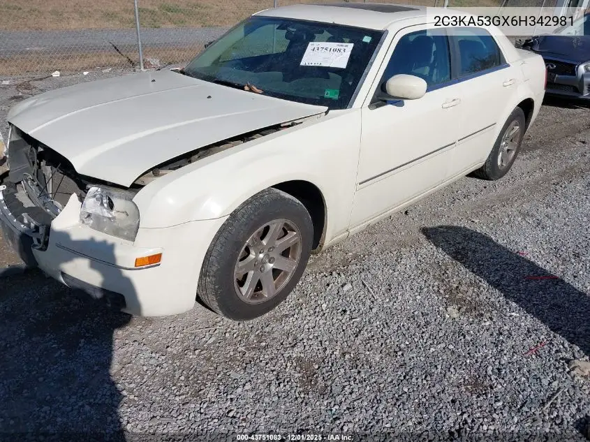 2C3KA53GX6H342981 2006 Chrysler 300 Touring