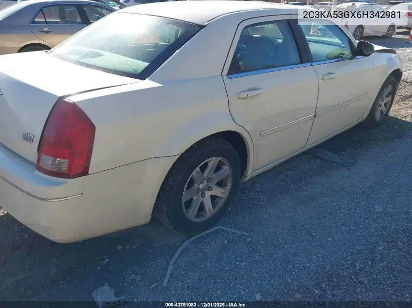 2C3KA53GX6H342981 2006 Chrysler 300 Touring