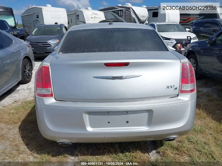 2C3CCABG6CH229386 2012 Chrysler 300 S V6