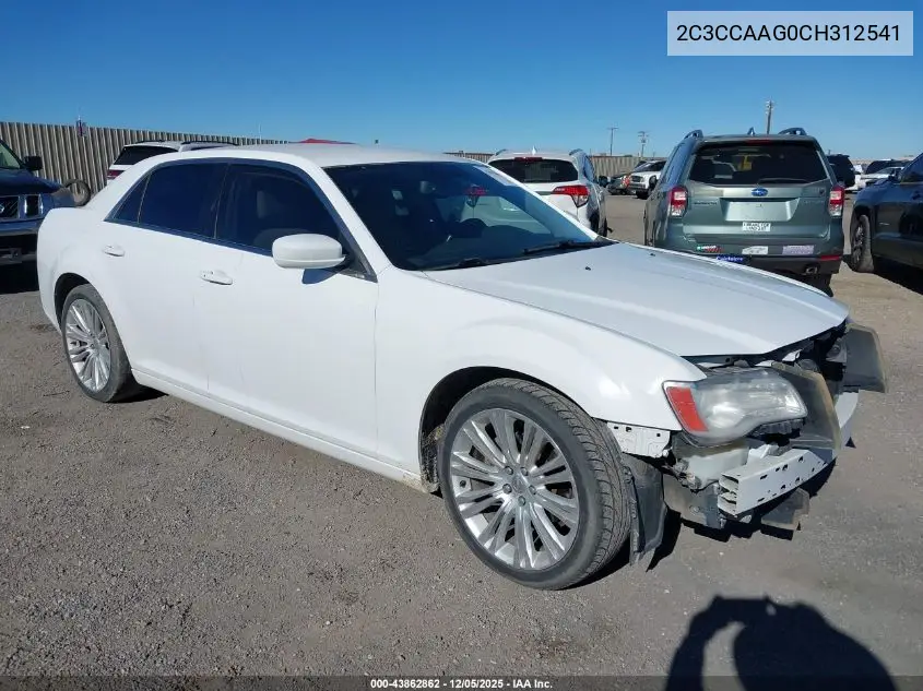 2C3CCAAG0CH312541 2012 Chrysler 300