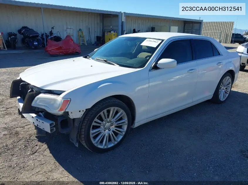 2C3CCAAG0CH312541 2012 Chrysler 300