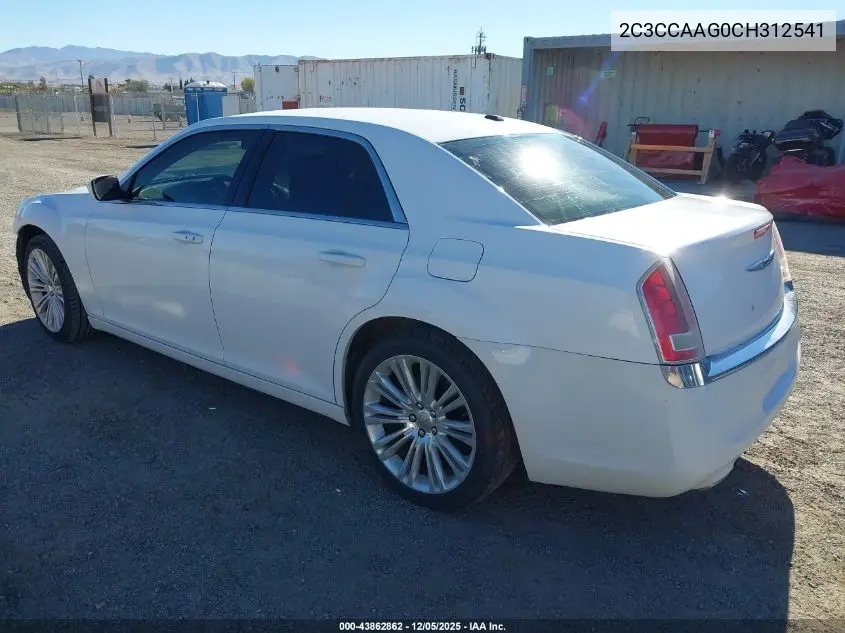 2C3CCAAG0CH312541 2012 Chrysler 300