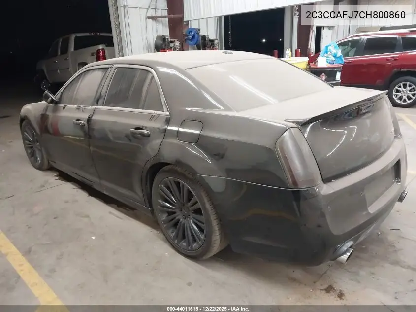 2C3CCAFJ7CH800860 2012 Chrysler 300 Srt8