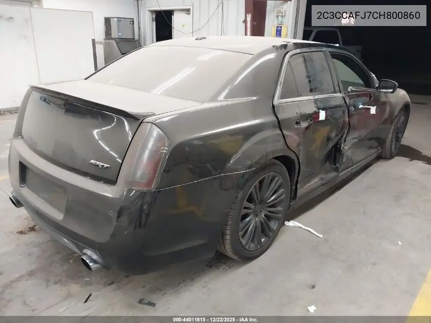 2C3CCAFJ7CH800860 2012 Chrysler 300 Srt8