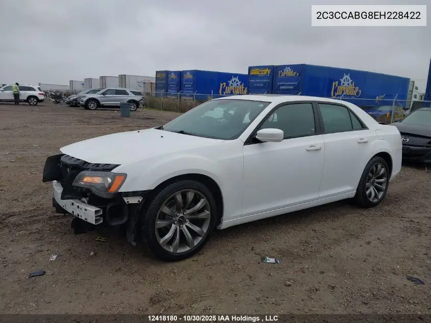 2C3CCABG8EH228422 2014 Chrysler 300 S