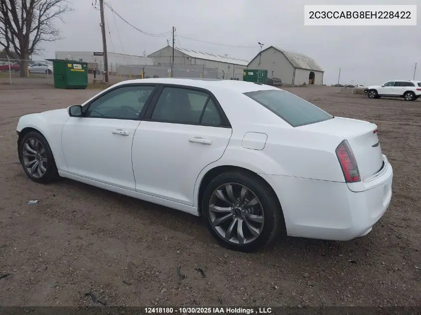 2C3CCABG8EH228422 2014 Chrysler 300 S