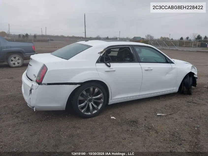 2C3CCABG8EH228422 2014 Chrysler 300 S