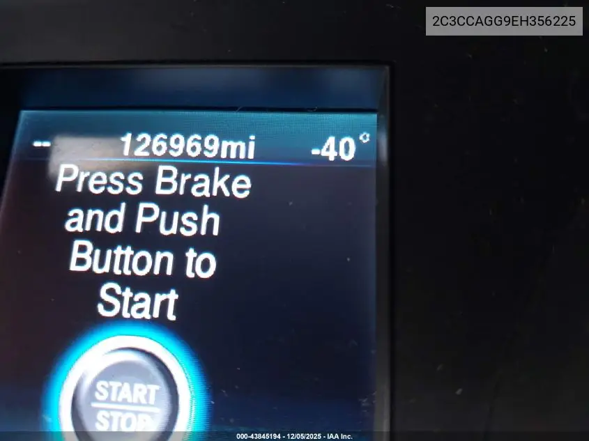 2C3CCAGG9EH356225 2014 Chrysler 300 300S
