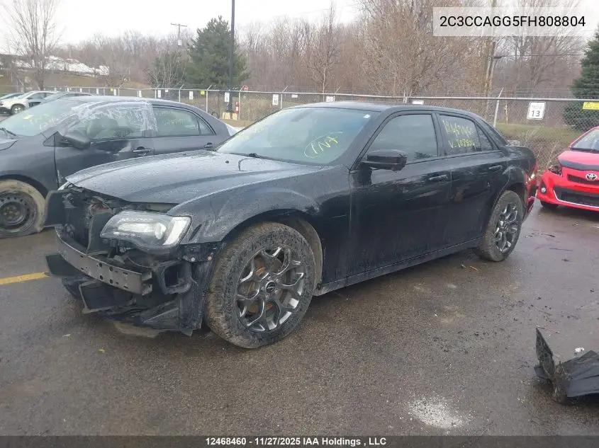 2C3CCAGG5FH808804 2015 Chrysler 300 S