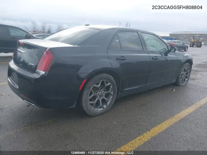2C3CCAGG5FH808804 2015 Chrysler 300 S