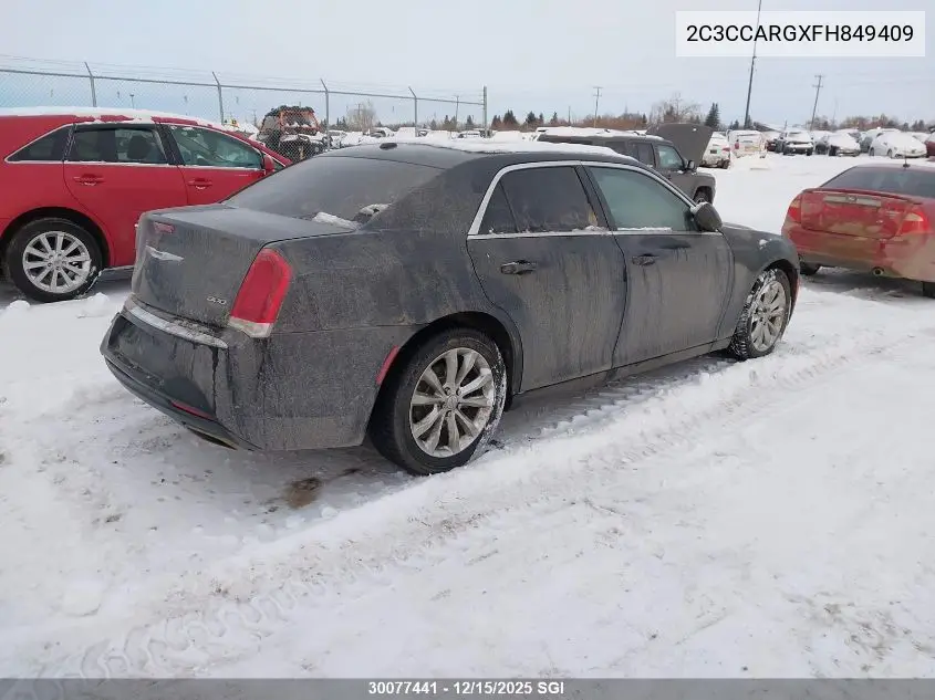 2C3CCARGXFH849409 2015 Chrysler 300 Limited