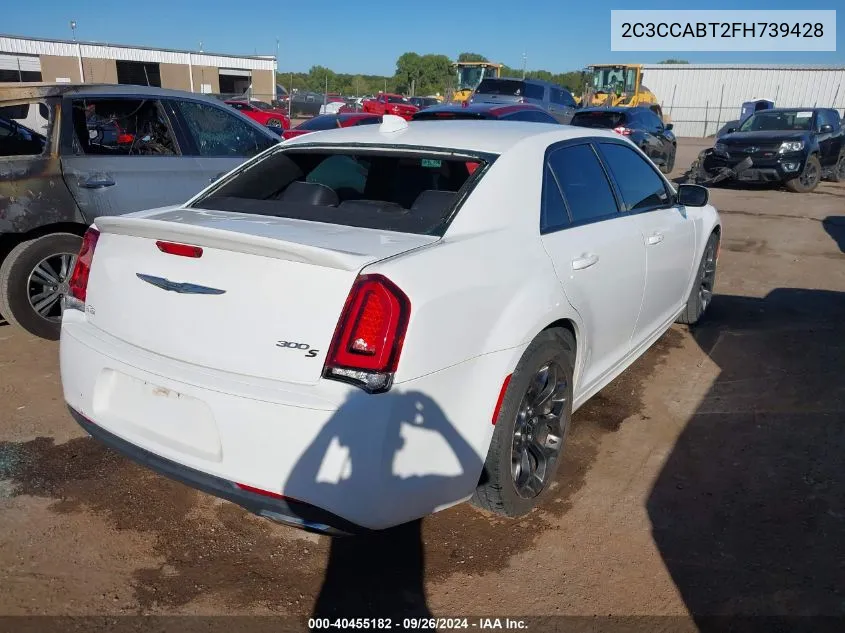 2C3CCABT2FH739428 2015 Chrysler 300 300S