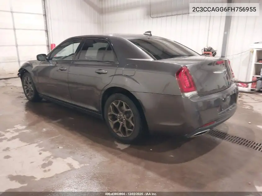 2C3CCAGG6FH756955 2015 Chrysler 300 S