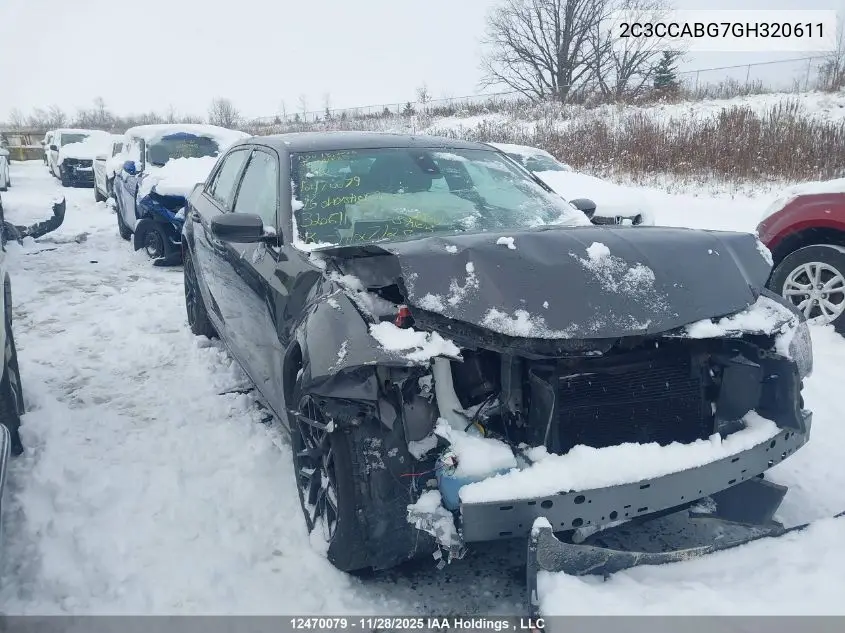 2C3CCABG7GH320611 2016 Chrysler 300 S