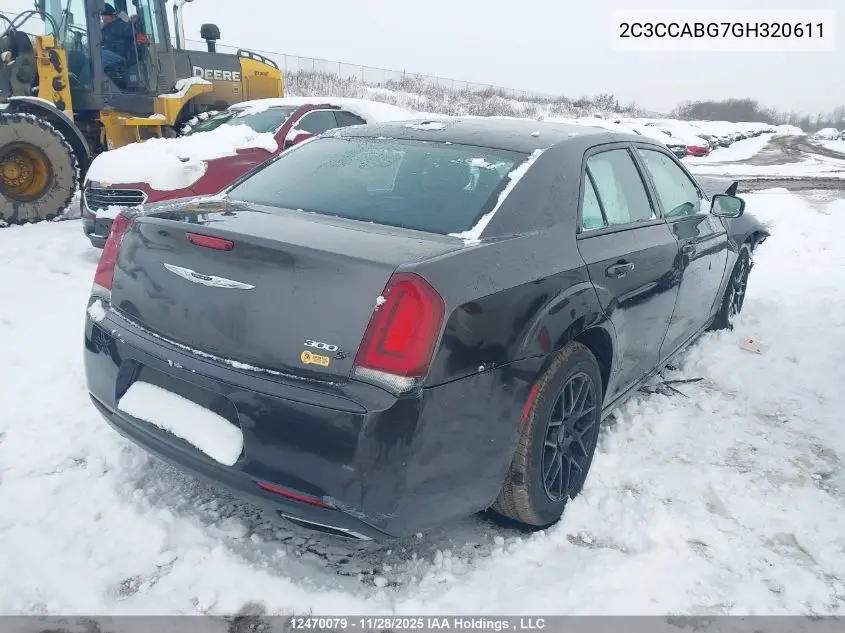 2C3CCABG7GH320611 2016 Chrysler 300 S