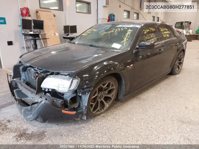 2C3CCABG8GH277851 2016 Chrysler 300 S