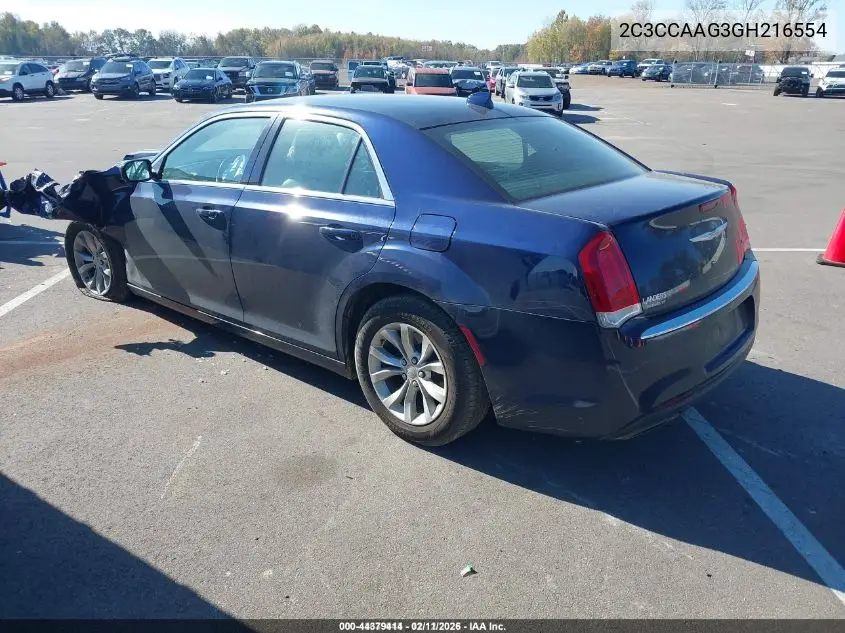 2C3CCAAG3GH216554 2016 Chrysler 300 Limited