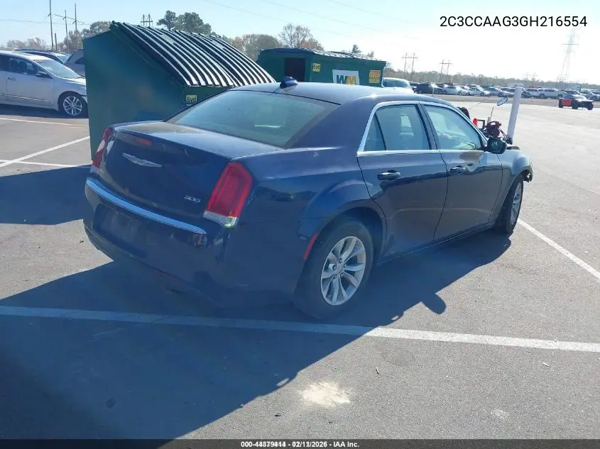 2C3CCAAG3GH216554 2016 Chrysler 300 Limited