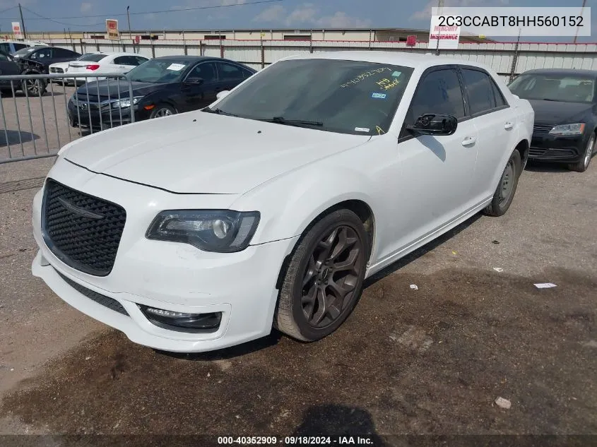 2C3CCABT8HH560152 2017 Chrysler 300 300S