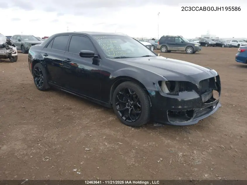 2C3CCABG0JH195586 2018 Chrysler 300 S