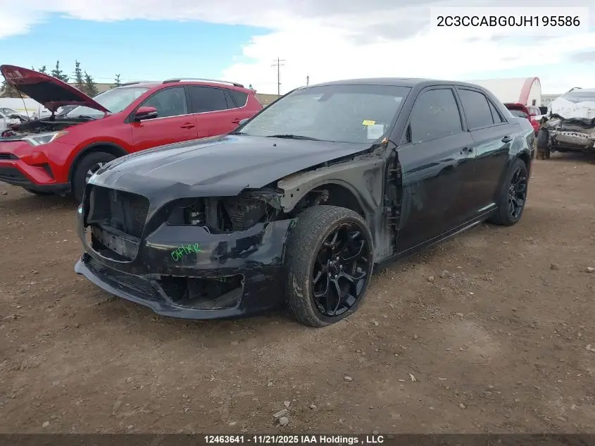 2C3CCABG0JH195586 2018 Chrysler 300 S