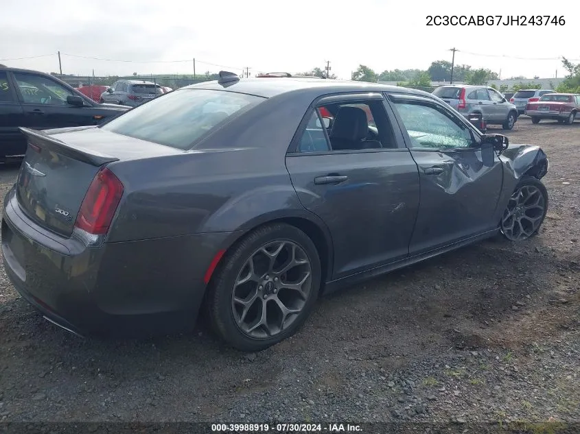 2C3CCABG7JH243746 2018 Chrysler 300 300S