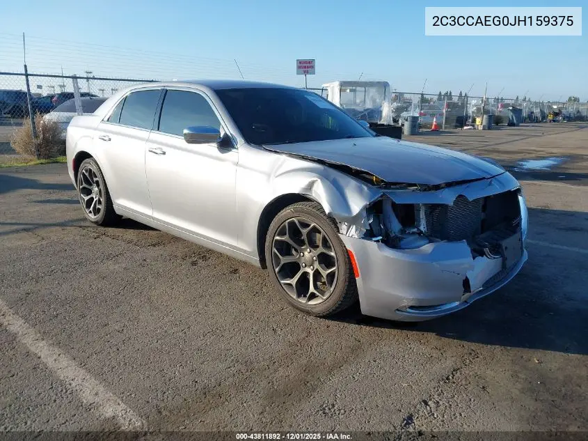 2C3CCAEG0JH159375 2018 Chrysler 300 Limited