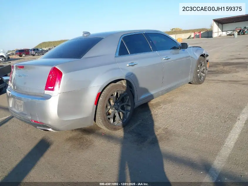 2C3CCAEG0JH159375 2018 Chrysler 300 Limited
