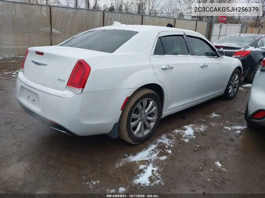 2C3CCAKG5JH256379 2018 Chrysler 300 Limited Awd