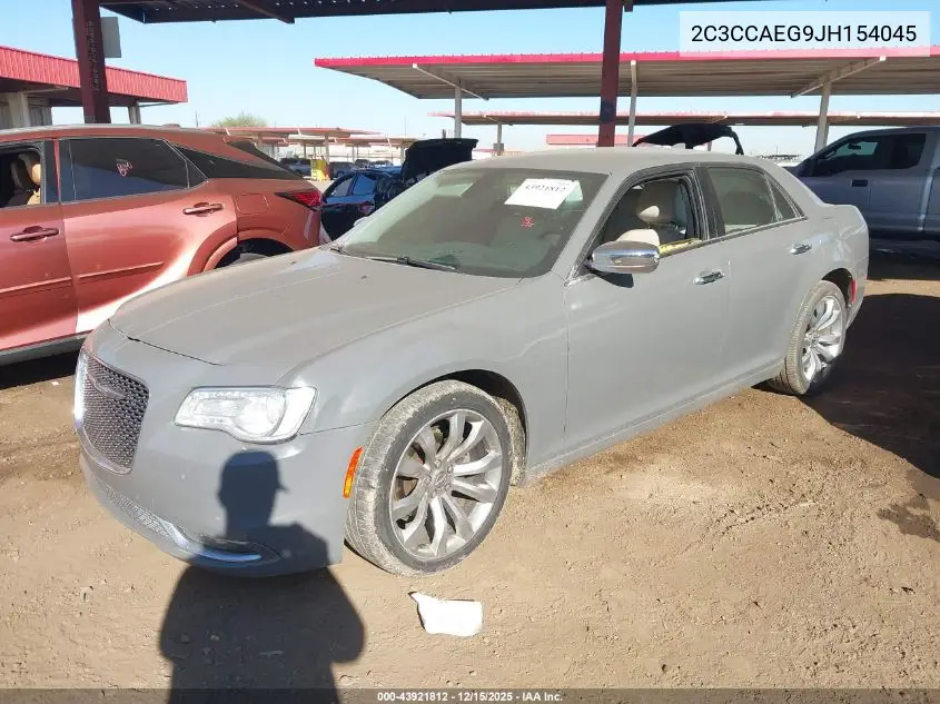 2C3CCAEG9JH154045 2018 Chrysler 300 Limited
