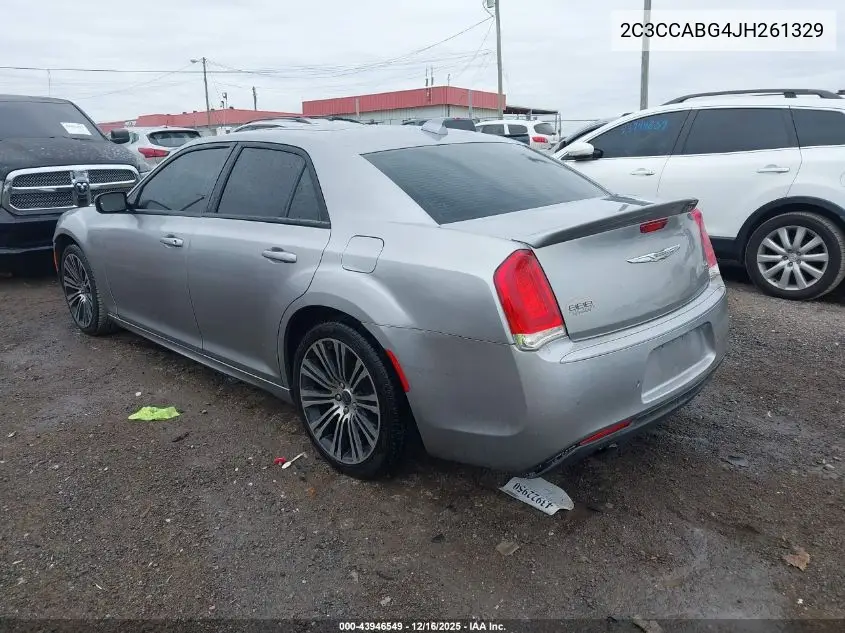 2C3CCABG4JH261329 2018 Chrysler 300 300S