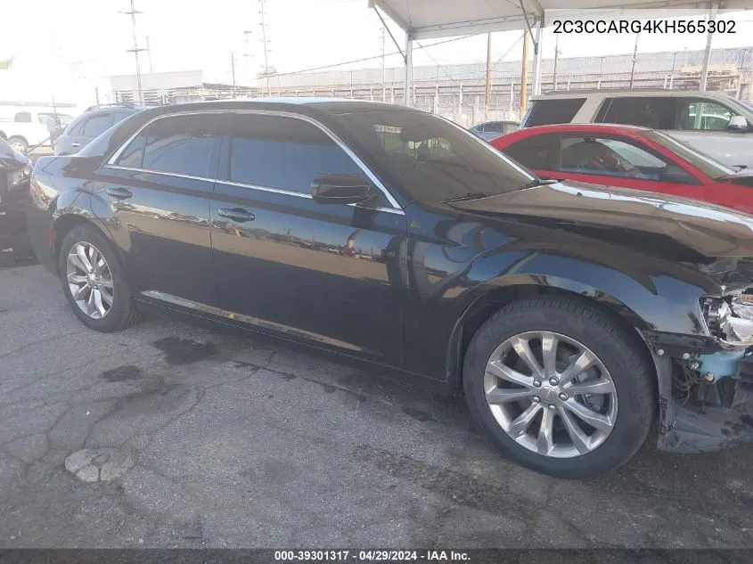 2C3CCARG4KH565302 2019 Chrysler 300 Touring Awd