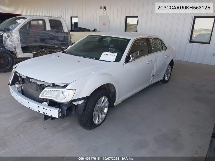 2C3CCAAG0KH663125 2019 Chrysler 300 Touring